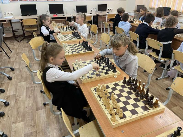 Внутришкольный турнир по шахматам.