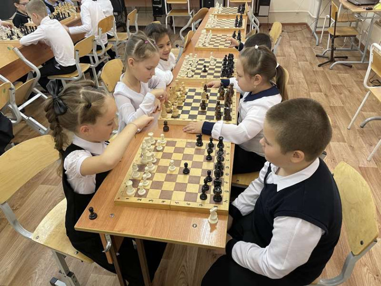 Внутришкольный турнир по шахматам.